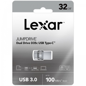 Lexar JumpDrive Dual Drive D35c USB 3.0 Type-C