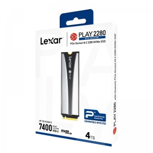 Lexar Internal PLAY M.2 2280 PCIe Gen4x4 NVMe SSD - Perfect for PS5