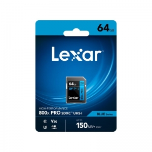 Lexar Professional 800X PRO SDXC UHS-I SD Card