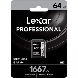 Lexar Professional 1667X SDXC UHS-II SD Card