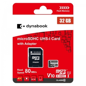 Dynabook microSDHC UHS-I SDMI Card with Adapter
