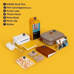 Kodak Instant Dock Plus Cartridge + Accessories Bundle Colour: Yellow