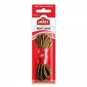 SMART Boot Laces Yellow/Brown 150cm