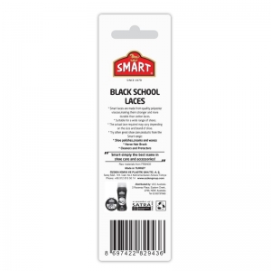 SMART School Laces Black 75cm
